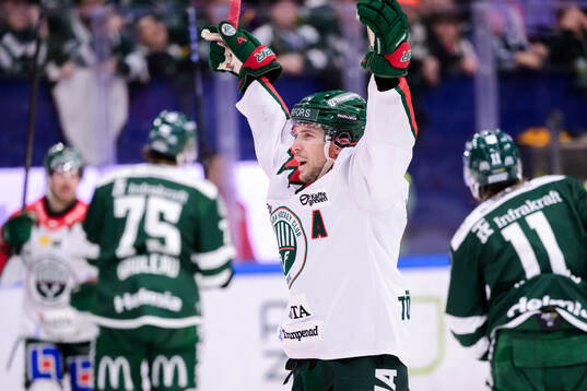 Frölundas Henrik Tömmernes jublar