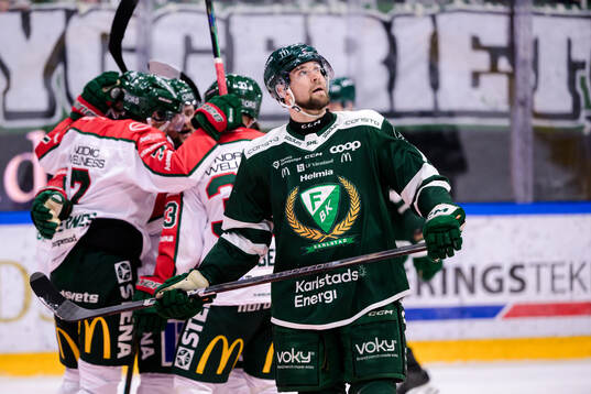 Färjestads Henrik Björklund deppar