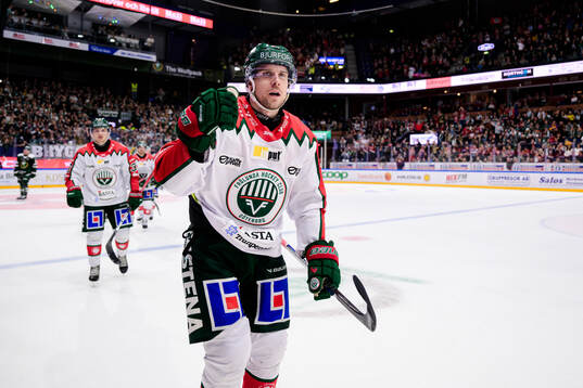 Frölundas Henrik Tömmernes jublar