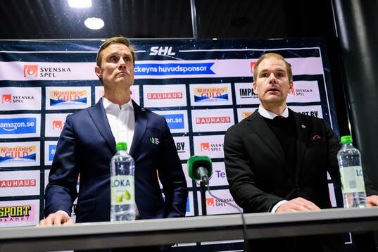 Frölundas tränare Roger Rönnberg och Färjestads