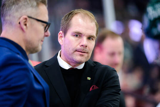 Färjestads tränare Thomas Mitell