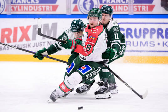 Färjestads Joel Nyström och Joakim Nygård