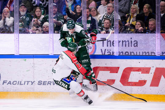 Färjestads Joakim Nygård och Frölundas Henrik Tömmernes