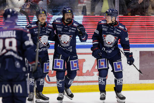 Linköpings Eddie Genborg jublar