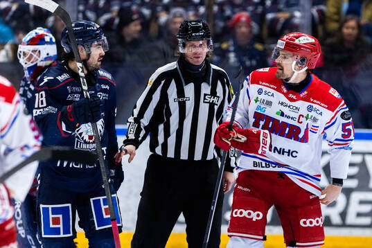 Linköpings Remi Elie och Timrås Anton Lander