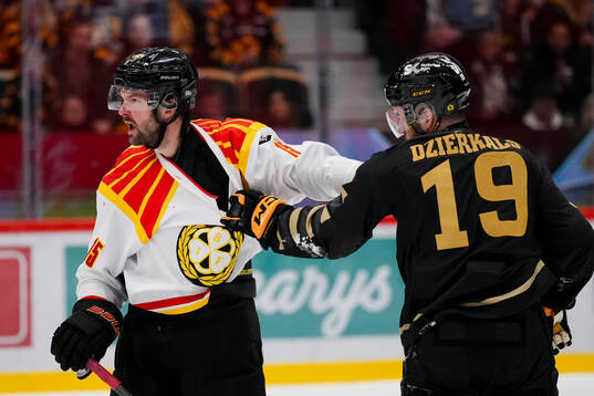 Brynäs Simon Bertilsson och Skellefteås Martins Dzierkals