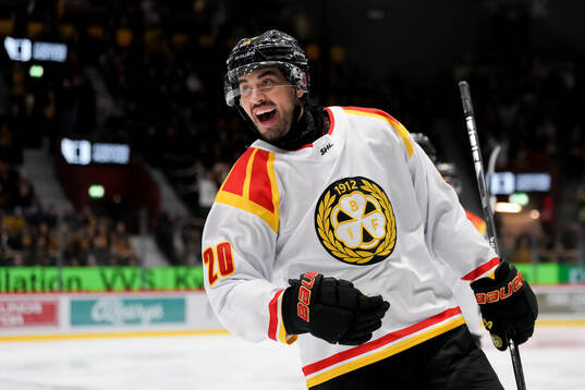 Brynäs Tyler Vesel jublar