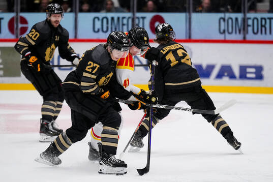 Skellefteås Oskar Vuollet och Brynäs Greg Scott