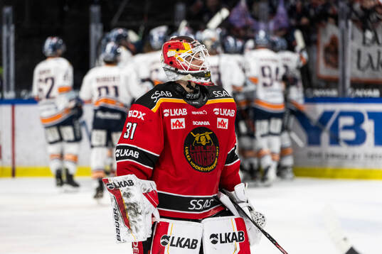 Luleås målvakt Matteus Ward deppar