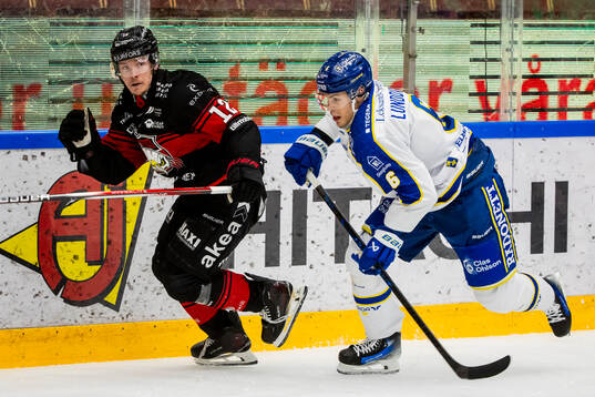 Malmö Redhawks Linus Öberg och Leksands Alexander