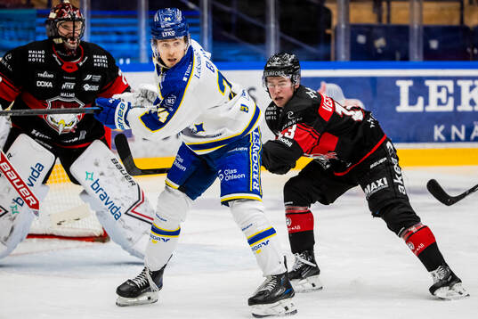 Leksands Arvid Eljas och Malmö Redhawks Lassi Thomson