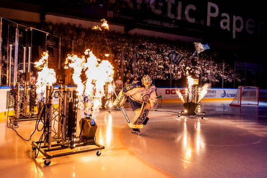 Leksands målvakt Jakob Hellsten