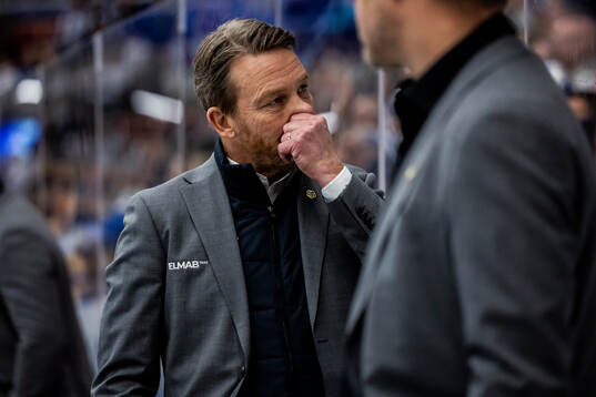 Leksands tränare Charles Berglund