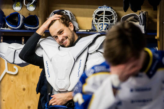 Leksands målvakt Jakob Hellsten