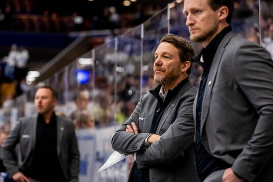 Leksands tränare Charles Berglund