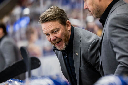 Leksands tränare Charles Berglund