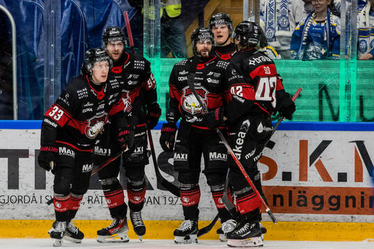 Malmö Redhawks Lassi Thomson jublar