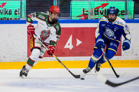 Modos Wilma Sundin och Leksands Leia Fransson