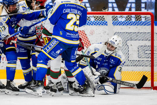 Leksands målvakt Emma Polusny