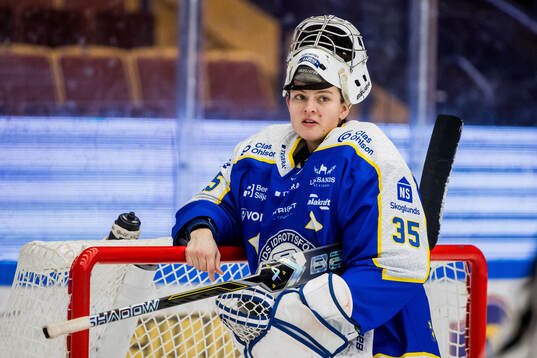 Leksands målvakt Emma Polusny