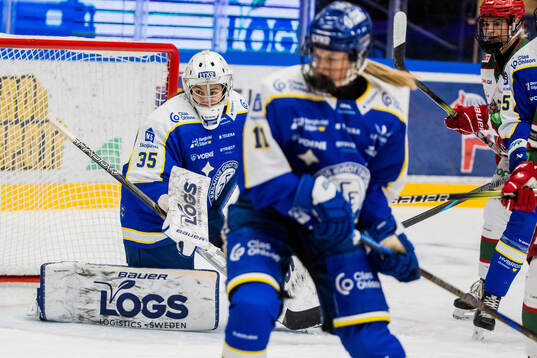Leksands målvakt Emma Polusny och