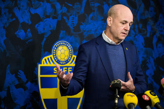 Fredrik Reinfeldt, president of the Swedish Football