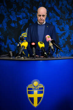 Fredrik Reinfeldt, president of the Swedish Football