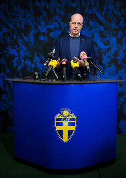 Fredrik Reinfeldt, president of the Swedish Football