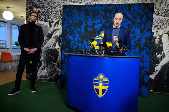 Acting general secretary Tobias Tibell and Fredrik