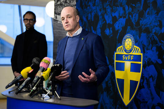Acting general secretary Tobias Tibell and Fredrik