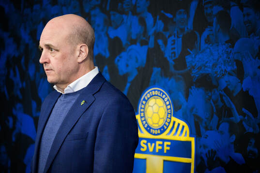 Fredrik Reinfeldt, president of the Swedish Football