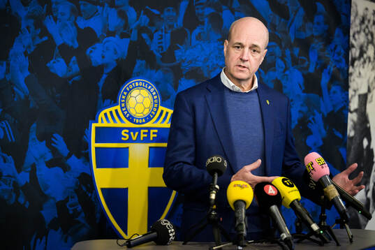 Fredrik Reinfeldt, president of the Swedish Football