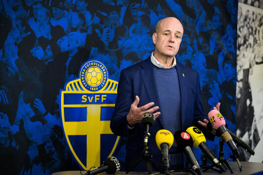 Fredrik Reinfeldt, president of the Swedish Football