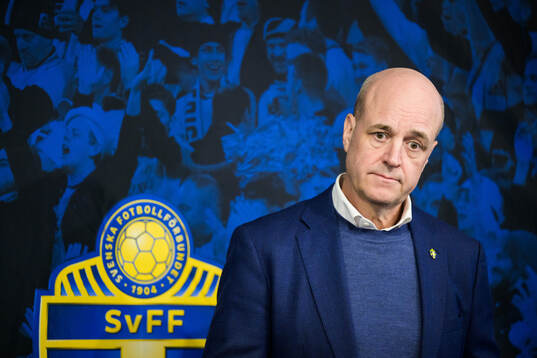 Fredrik Reinfeldt, president of the Swedish Football