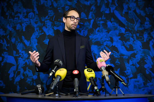 Tobias Tibell, acting general secretary of the Swedish