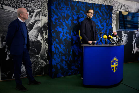 Fredrik Reinfeldt, president, and Tobias Tibell, acting