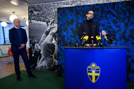 Fredrik Reinfeldt, president, and Tobias Tibell, acting
