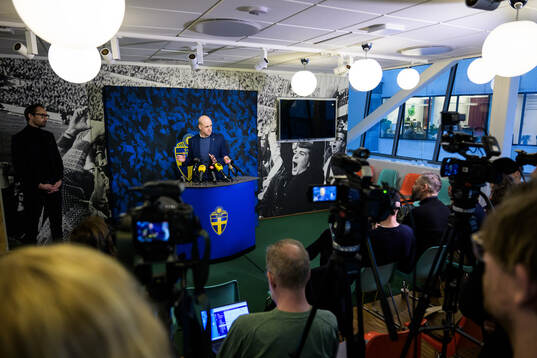 Fredrik Reinfeldt, president of the Swedish Football
