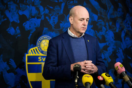 Fredrik Reinfeldt, president of the Swedish Football