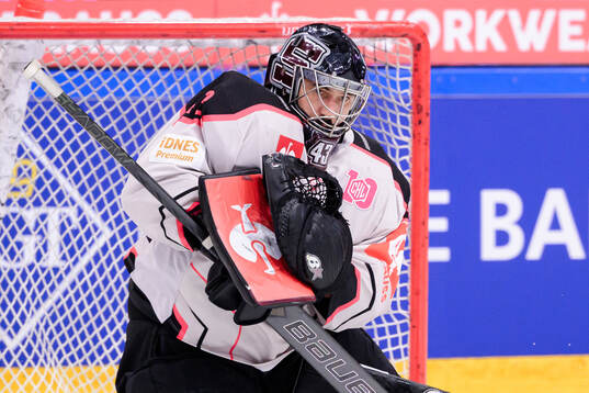 goaltender Jakub Kovar of Sparta Prague