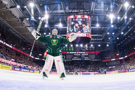 goaltender Maxime Lagacé of Färjestad
