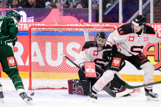 goaltender Jakub Kovar of Sparta Prague and Valtteri