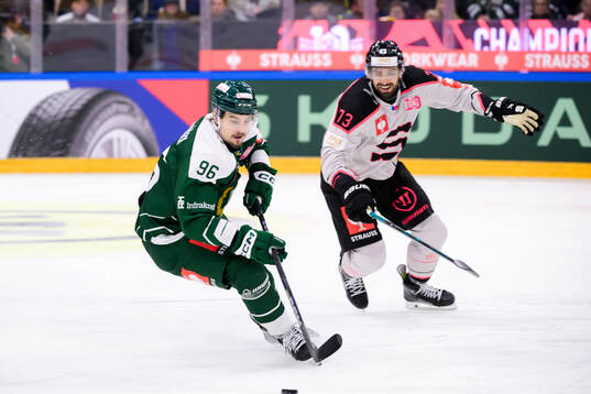 David Tomasek of Färjestad  and Michal Moravcik of Sparta