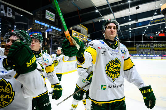 Björklövens Martin Fransson jublar