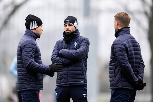 Head coach Henrik Rydström, assistant coach Julián Marin