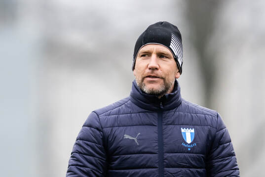 Head coach Henrik Rydström of Malmö FF