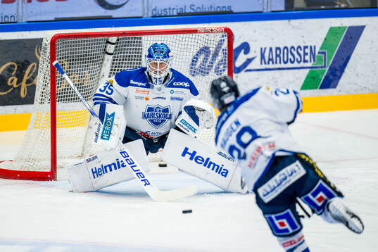 Karlskogas målvakt Lars Volden