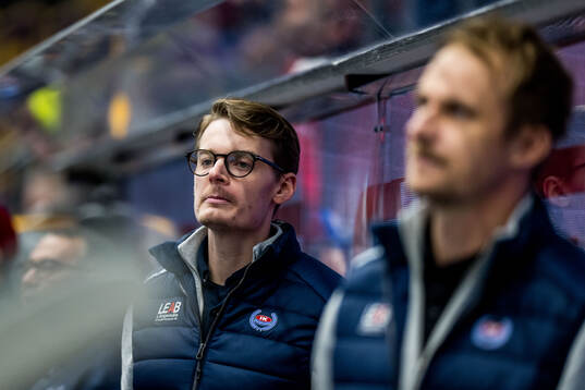 Oskarshamns assisterande tränare Albin Blomqvist