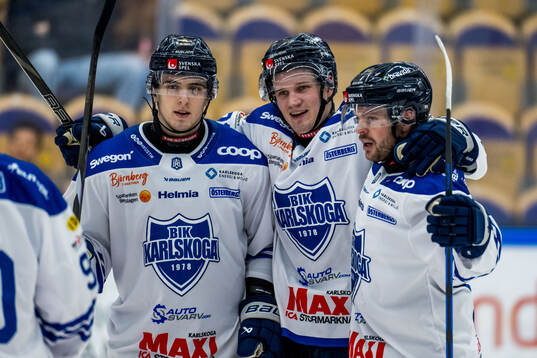 Karlskogas Eskild Bakke Olsen jublar