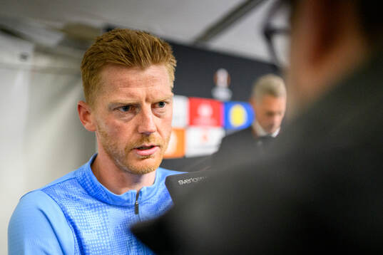 Anders Christiansen of Malmö FF looks dejected